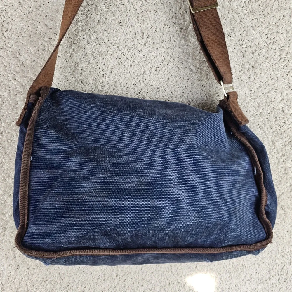 Duluth Pack Messenger Crossbody Laptop Book Bag Made In USA Handcrafted By Patti